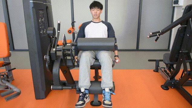 &emsp;坐姿腿屈伸器